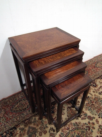 Nest of 4 Chinese Occasional Tables