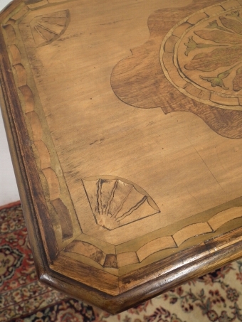 Antique Sheraton Style Inlaid Occasional Table