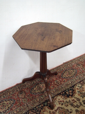 George IV Octagonal Snap Top Occasional Table