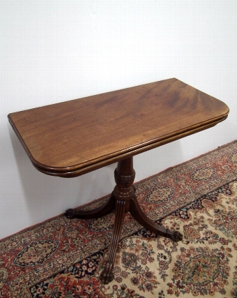 Regency Mahogany Tea Table