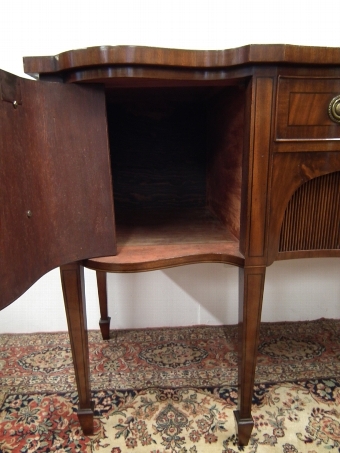 Antique George III Style Serpentine Sideboard