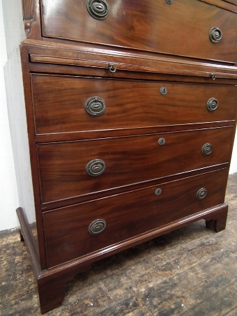 Antique George III Mahogany Chest on Chest