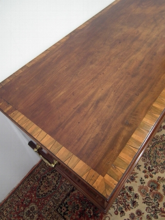 Antique George III Large Sized Mahogany Coffer