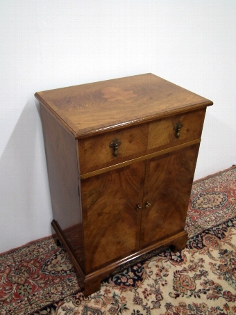 George II Style Walnut Side Cabinet