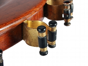 Antique Victorian Oak Revolving Cue Stand