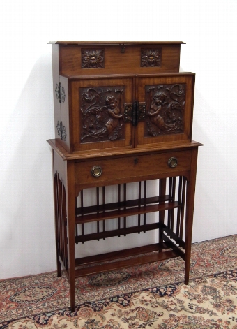 Unusual Edwardian Ladies Writing Desk