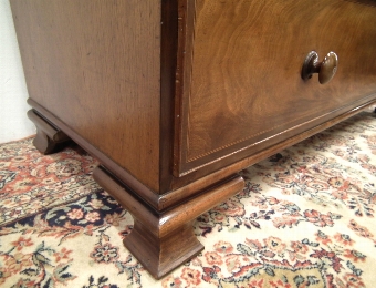 Antique George III Mahogany Linen Press