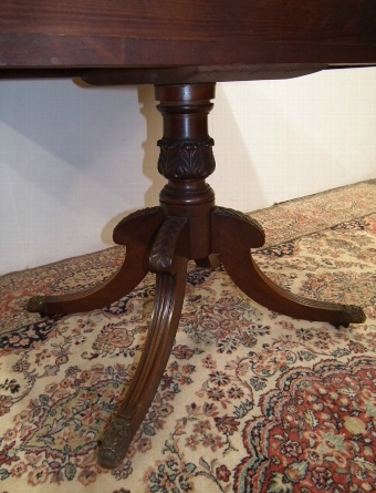 Antique Regency Mahogany and Inlaid Sofa Table