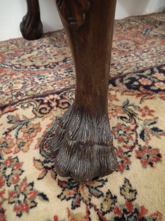 Antique George II Style Irish Mahogany Foot Stool