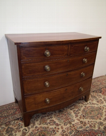 George III Bow Front Chest of Drawers