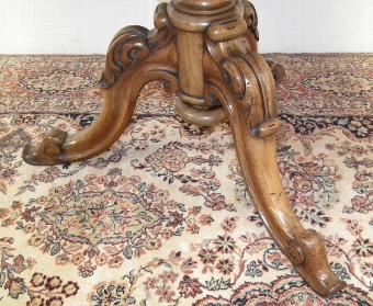 Antique Victorian Mahogany Oval Breakfast Table