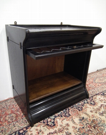 Antique Single Section Oak Bookcase