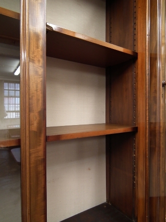 Antique Victorian 4 Door Mahogany Cabinet Bookcase