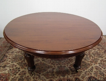 Antique Victorian Mahogany Dining Table