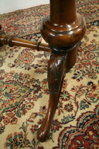 Antique Mid Victorian Burr Walnut Games/Sewing Table