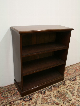 Small Edwardian Mahogany Open Bookcase