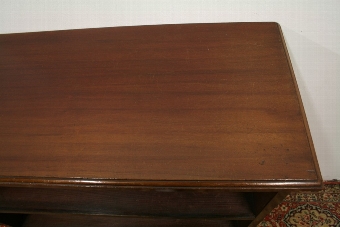 Antique Small Edwardian Mahogany Open Bookcase