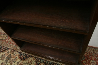 Antique Small Edwardian Mahogany Open Bookcase