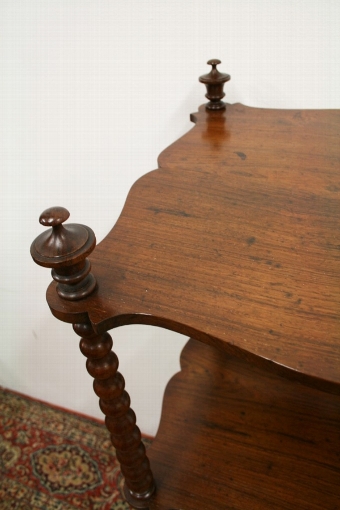 Antique Mid Victorian Rosewood Whatnot