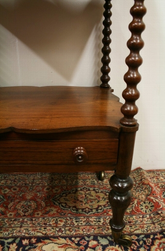 Antique Mid Victorian Rosewood Whatnot