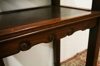 Antique Chinese Carved Rosewood Stand