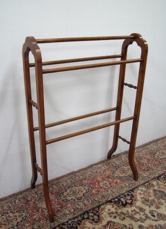 Stained Beech Towel Rail