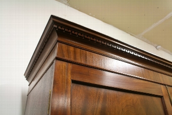Antique George III Mahogany Linen Press
