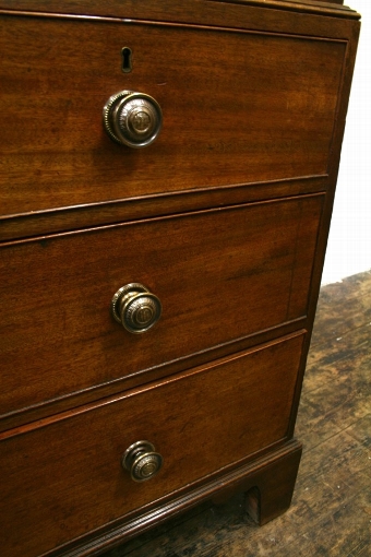 Antique George III Mahogany Linen Press
