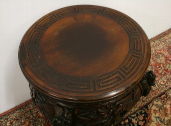 Antique Chinese Carved Plant Stand