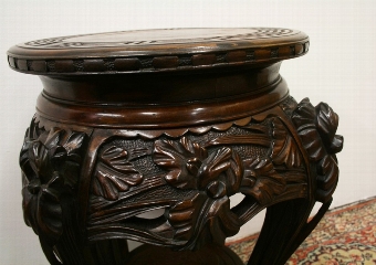 Antique Chinese Carved Plant Stand