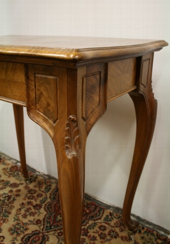 Antique French Style Walnut Side Table