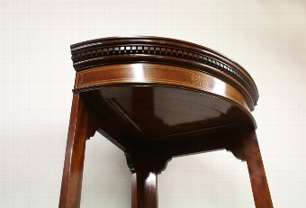Antique Edwardian Mahogany Inlaid Hall Stand/Coat Rack