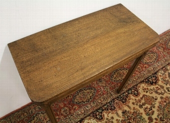 Antique Oak Foldover Card Table