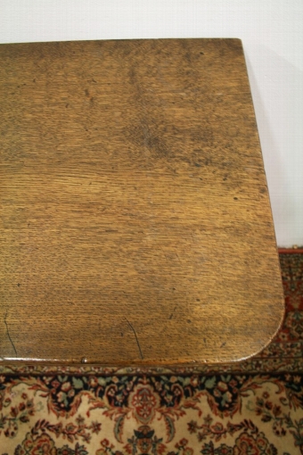 Antique Oak Foldover Card Table