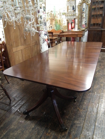 Regency Style Mahogany Dining Table