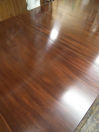 Antique Regency Style Mahogany Dining Table