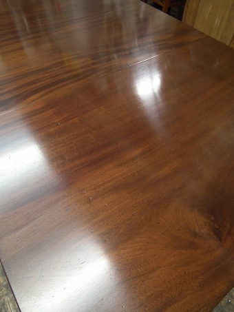 Antique Regency Style Mahogany Dining Table