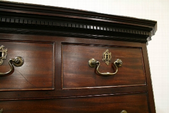 Antique George III Mahogany Chest on Chest