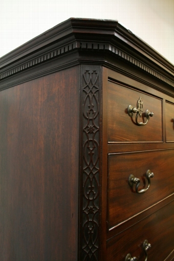 Antique George III Mahogany Chest on Chest
