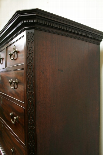 Antique George III Mahogany Chest on Chest