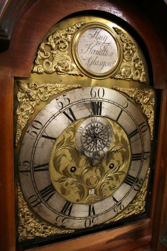 Antique George III Longcase Clock by Hay Hamilton, Glasgow