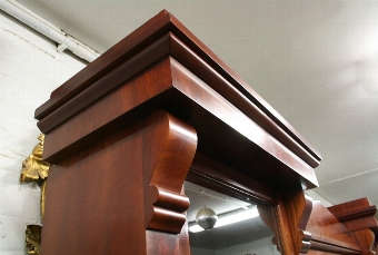 Antique William IV Mahogany 4 Door Bookcase