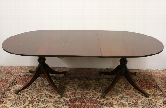 George III Style Mahogany Dining Table