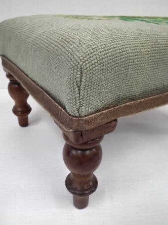 Antique Small Rectangular Foot Stool/Child's Stool