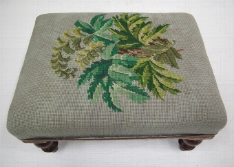 Antique Small Rectangular Foot Stool/Child's Stool