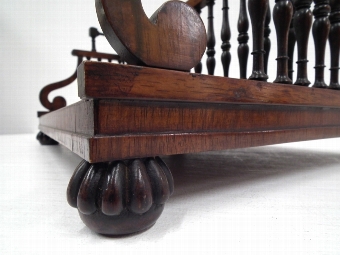 Antique Regency Rosewood Book Holder