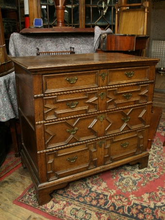 Jacobean chest outlet of drawers