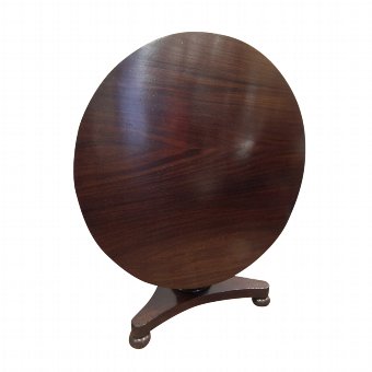 William IV Mahogany Circular Breakfast Table