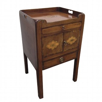 George III Mahogany and Inlaid Commode