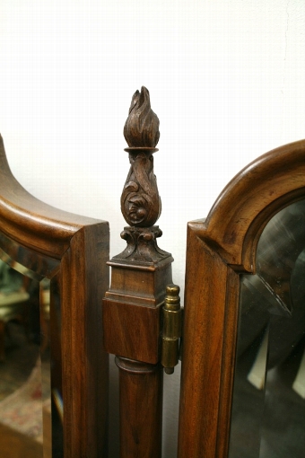 Antique French Style Edwardian Walnut Dressing Table